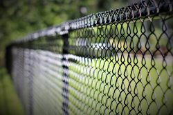 Black,Chainlink,Fence,1
