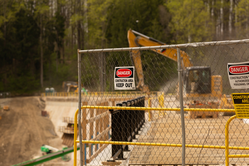 Construction,Zone,Warning,Signs,,Danger,Construction,Zone.,Keep,Out,,On