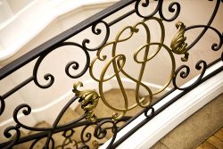 Wrought,Iron,Handrail,In,A,French,House